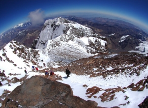 Aconcagua Ameghino Valley Upper Guanacos Traverse with porters