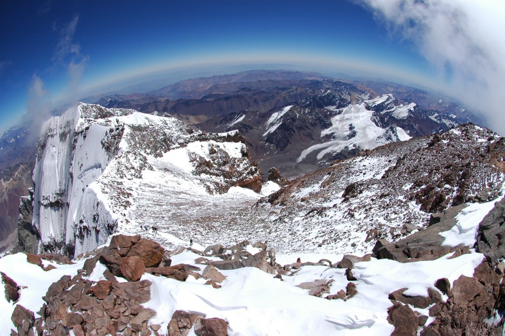 ACONCAGUA VIEW FROM SUMMIT