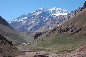 aconcagua south face horcones valley