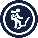 hiking icon