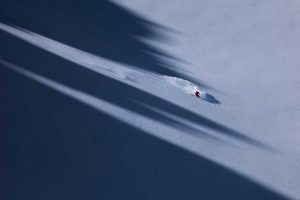 skier in patagonia