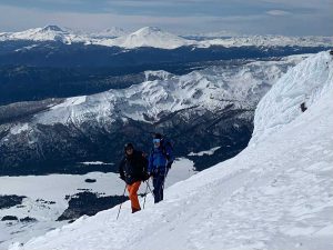 ski touring view